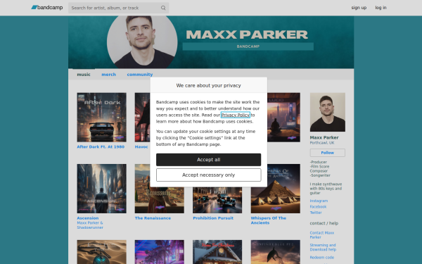 maxxparkermusic.bandcamp.com