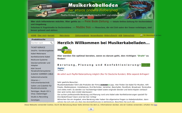 musikerkabelladen.de