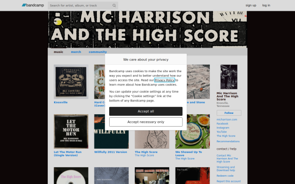micharrisonandthehighscore.bandcamp.com