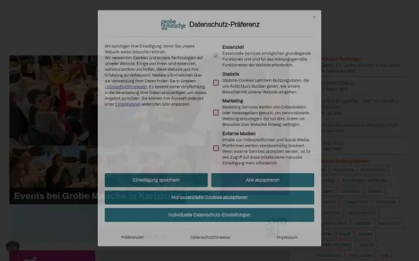 www.grobemasche.de
