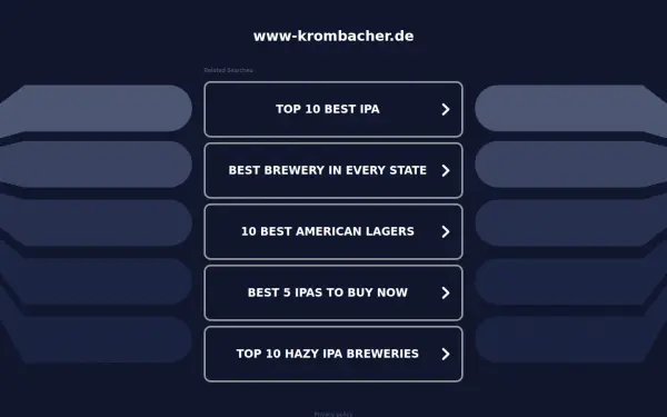 www.krombacher.de