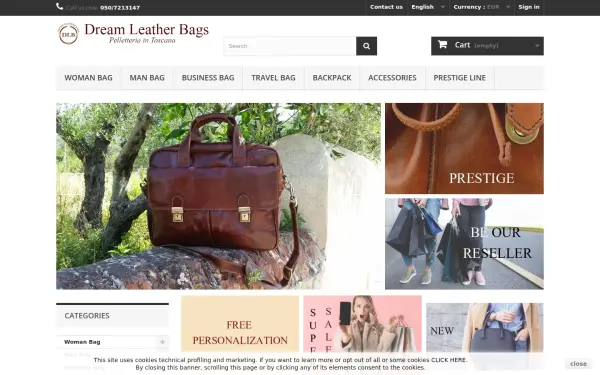 www.dreamleatherbags.com