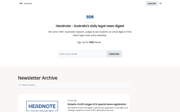 headnote.com.au