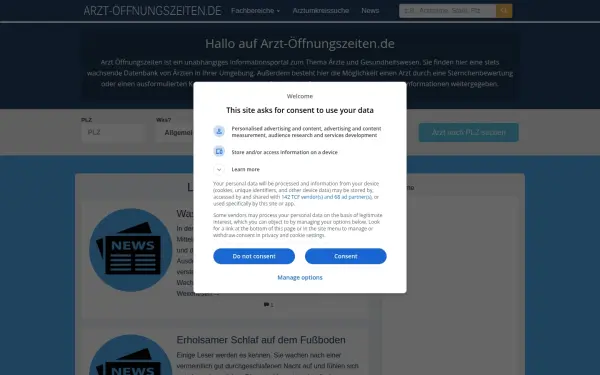www.arzt-oeffnungszeiten.de