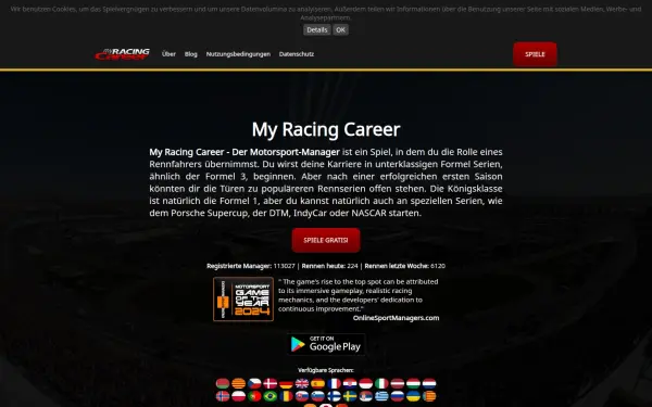 app.myracingcareer.com
