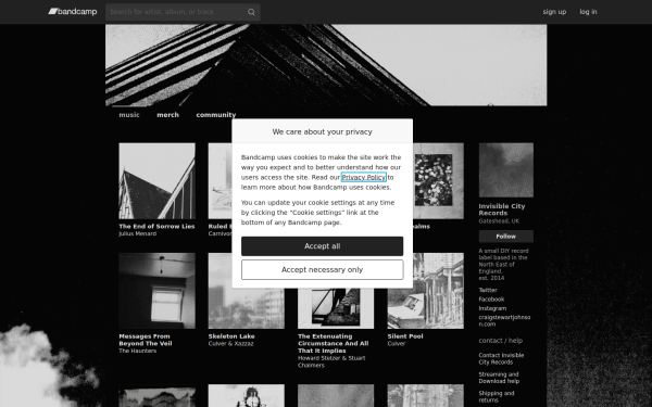 invisiblecityrecords.bandcamp.com