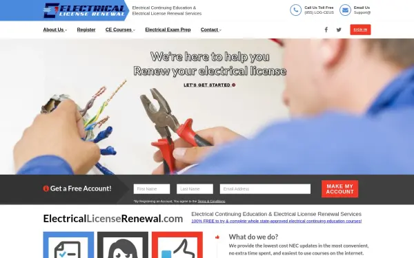 www.electricallicenserenewal.com
