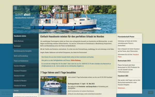 www.hausboote-mv.de