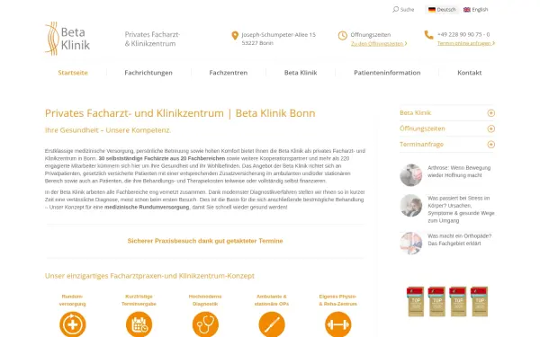 www.betaklinik.de