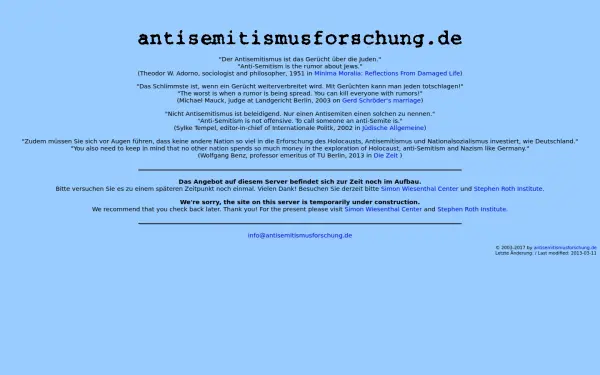 antisemitismusforschung.de