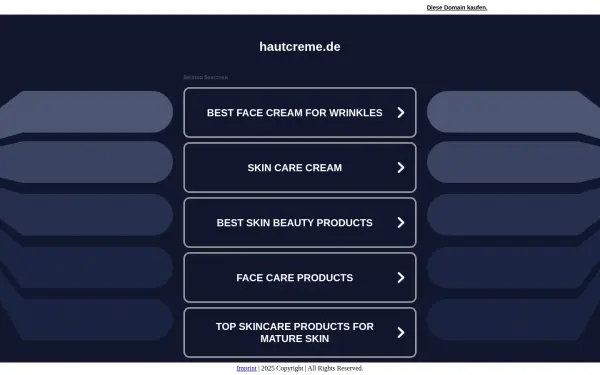 hautcreme.de