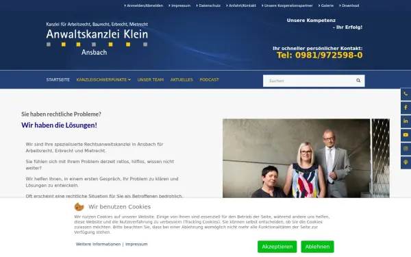 anwaltskanzlei-klein.de