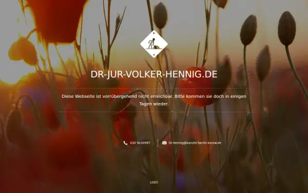 www.dr-jur-volker-hennig.de
