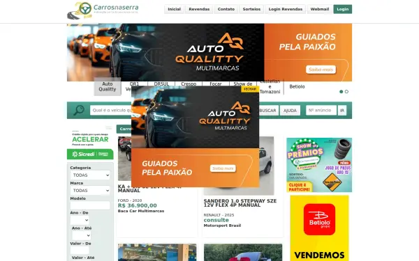 www.carrosnaserra.com.br