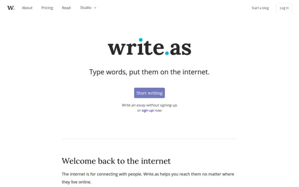 write.as