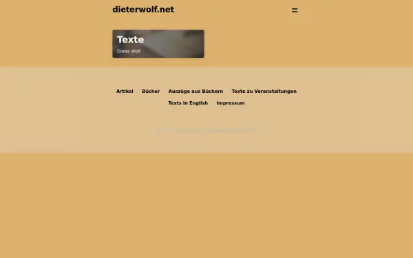 dieterwolf.net