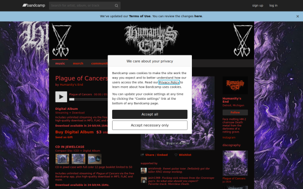humanitysend.bandcamp.com