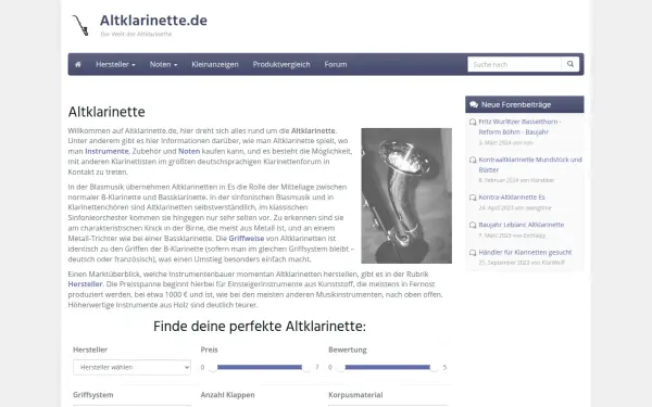 www.altklarinette.de