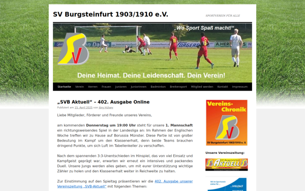 www.svburgsteinfurt.de