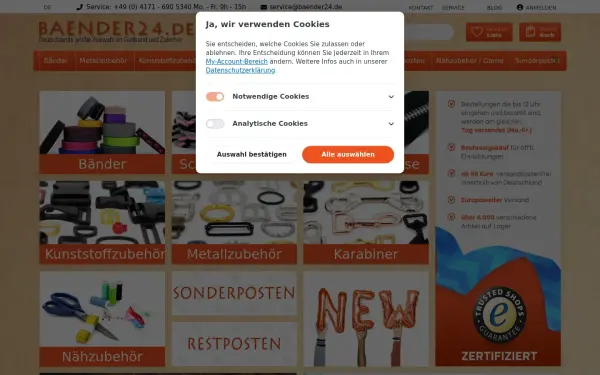 www.baender24.de
