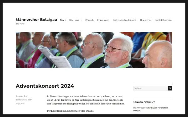 maennerchor-betzigau.de
