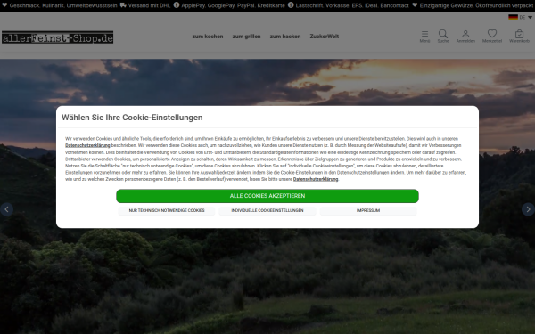 www.allerfeinst-shop.de