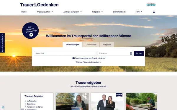 www.trauerundgedenken.de