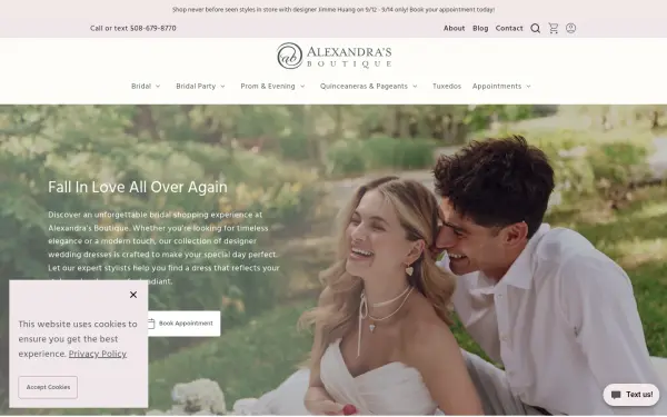 alexandrasbridalboutique.com