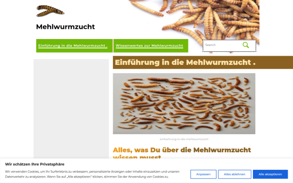 mehlwurmzucht.at