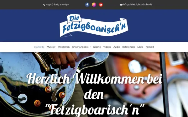 die-fetzigboarischn-partyband.de