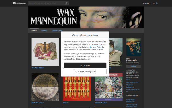waxmannequin.bandcamp.com