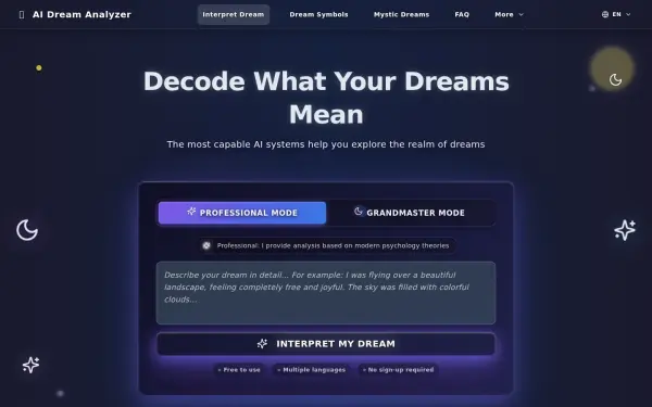 dreamanalyzer.net