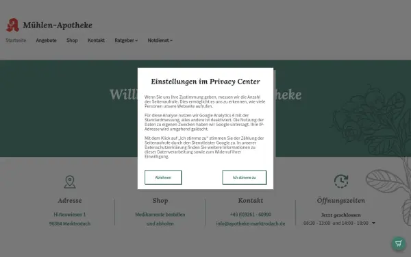 www.apotheke-marktrodach-app.de