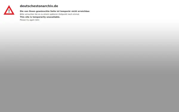 deutschestonarchiv.de