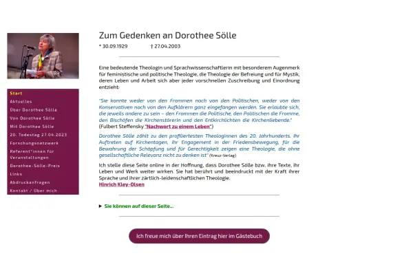 www.dorothee-soelle.de