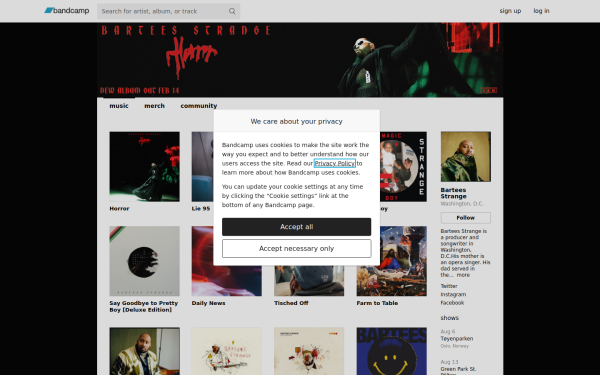 barteesstrange.bandcamp.com