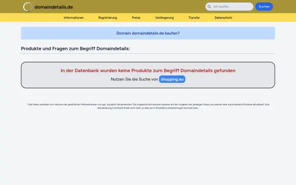 www.domaindetails.de