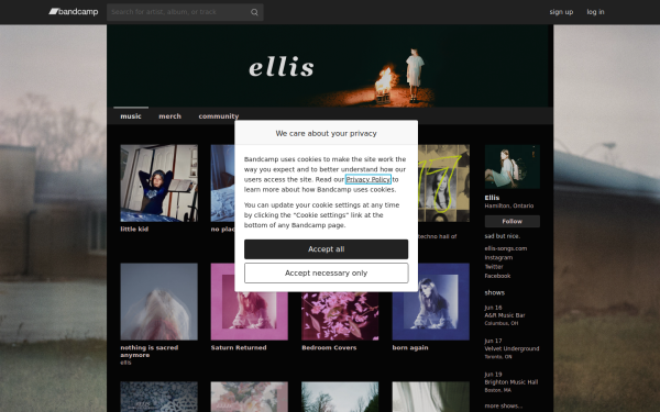 ellissongs.bandcamp.com