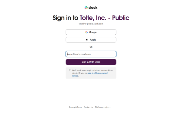 totleinc-public.slack.com