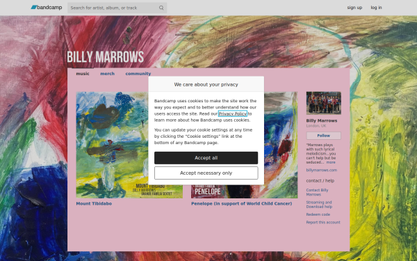 billymarrows.bandcamp.com