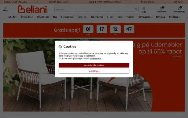 www.beliani.dk