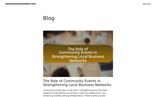 westyumachamber.com