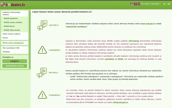 www.kadastrs.lv