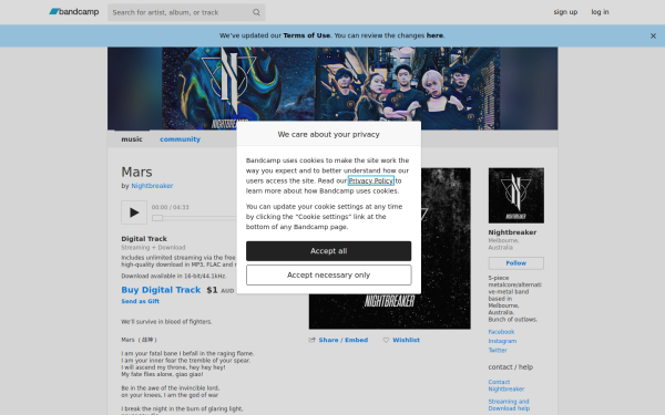 nightbreakerau.bandcamp.com