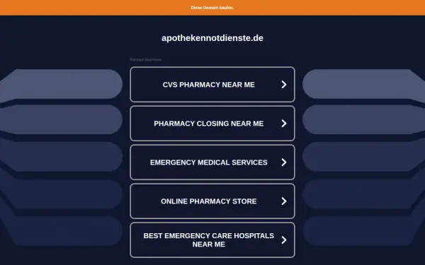 apothekennotdienste.de