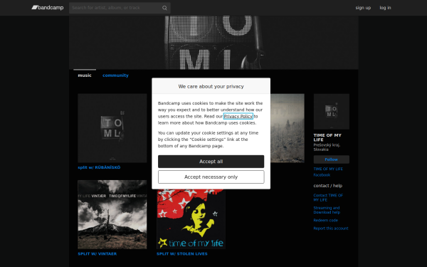 timeofmylife.bandcamp.com