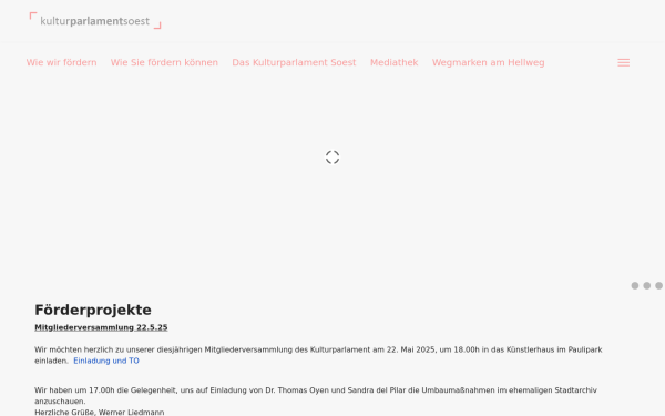 kulturparlament-soest.com