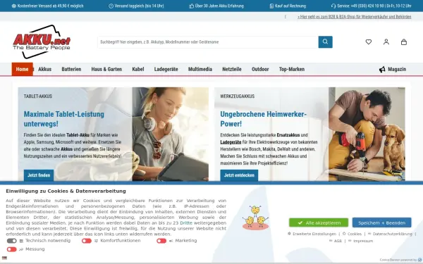www.akku.net