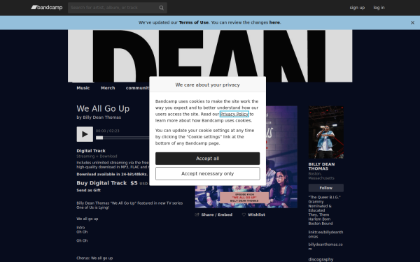 billydeanthomas.bandcamp.com