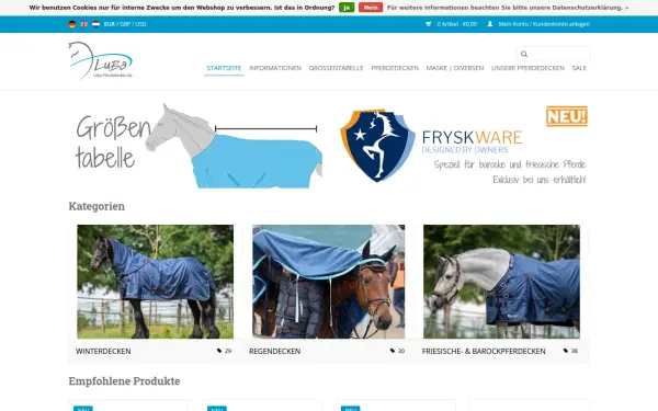 www.luba-pferdedecken.de